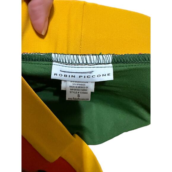 Robin Piccone navy multi bikini bottom size Medium NEW - Picture 4 of 6